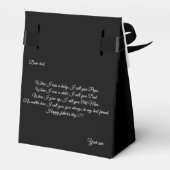 Herzlichen Glückwunsch zum Vater!!! Geschenkschachtel (Rückseite)