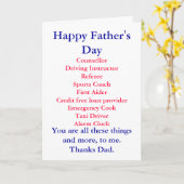 Herzlichen Glückwunsch zum Vater, Karte (Gelbe Blume)