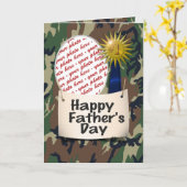 Herzlichen Glückwunsch zum Vater zu meinem 1. Vate Karte (Gelbe Blume)