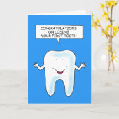 Herzlichen Glückwunsch zum Verlust Ihres ersten St Karte (Gelbe Blume)