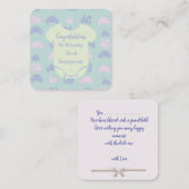 Herzlichen Glückwunsch zum Werden von Großeltern Mitteilungskarte (Vorne/Hinten)