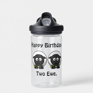 Herzlichen Glückwunsch zum zweiten Geburtstag für  Trinkflasche