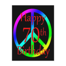 Herzlichen Glückwunsch zur 70. Geburtstagskarte