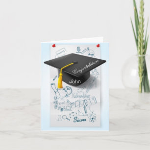 Herzlichen Glückwunsch zur abgeschlossenen Schule  Karte