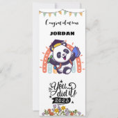 Herzlichen Glückwunsch zur Abschluss Card Einladung (Vorderseite)