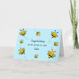 Herzlichen Glückwunsch zur Ankunft Ihrer Babykarte Karte