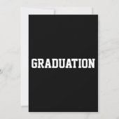 Herzlichen Glückwunsch zur Einladung des Abschluss (Rückseite)