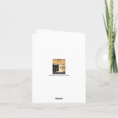 Herzlichen Glückwunsch zur Festlegung Ihres Hochze Karte (Rückseite)