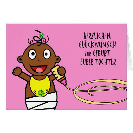 Herzlichen Glückwunsch zur Geburt Eurer Nachbar (Vorderseite (Horizontal))