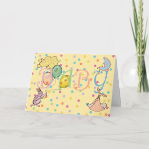 Herzlichen Glückwunsch zur Geburt Ihres neuen Baby Karte