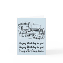 Herzlichen Glückwunsch zur Geburtstagskarte.