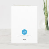 Herzlichen Glückwunsch zur Groom & Bride Wedding C Karte (Rückseite)