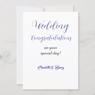Herzlichen Glückwunsch zur Hochzeit Einladung
