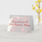 Herzlichen Glückwunsch zur Hochzeit Ihrer Tochter Karte (Gelbe Blume)