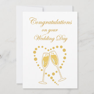 Herzlichen Glückwunsch zur Hochzeit Karte