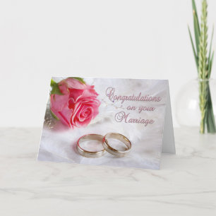 Herzlichen Glückwunsch zur Hochzeit Karte