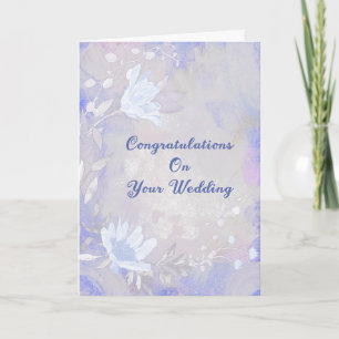 Herzlichen Glückwunsch zur Hochzeit Karte