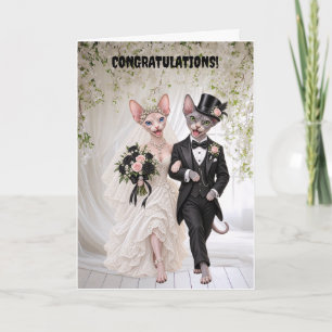 Herzlichen Glückwunsch zur Hochzeit Karte