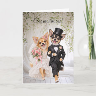 Herzlichen Glückwunsch zur Hochzeit Karte