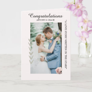 Herzlichen Glückwunsch zur Hochzeit – Karten