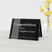 Herzlichen Glückwunsch zur Hochzeit von Son und Da Karte (Gelbe Blume)