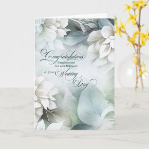 Herzlichen Glückwunsch zur Hochzeit von Tochter un Karte