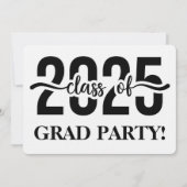 Herzlichen Glückwunsch zur Klasse von 2025! Einladung (Vorderseite)