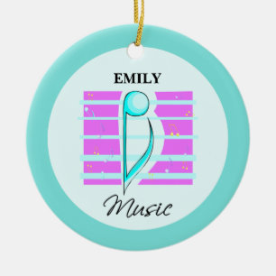 Herzlichen Glückwunsch zur musikalischen Leistung Keramikornament