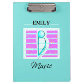 Herzlichen Glückwunsch zur musikalischen Leistung Klemmbrett (Vorderseite)