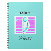 Herzlichen Glückwunsch zur musikalischen Leistung Notizblock (Vorderseite)