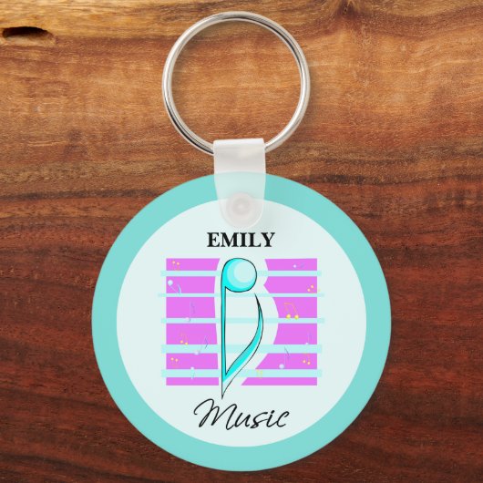 Herzlichen Glückwunsch zur musikalischen Leistung Schlüsselanhänger (Rückseite)