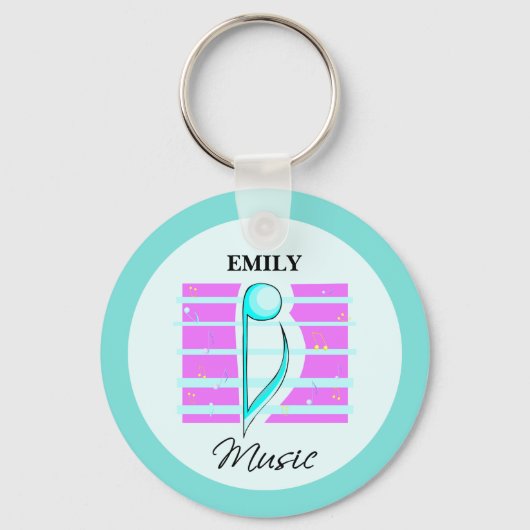 Herzlichen Glückwunsch zur musikalischen Leistung Schlüsselanhänger (Rückseite)