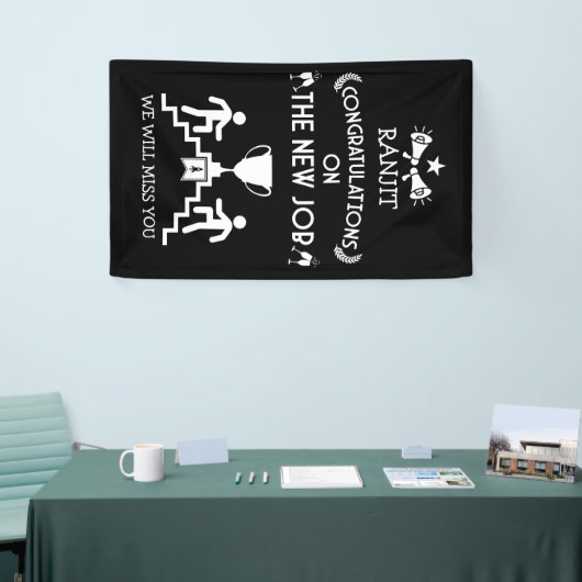 Herzlichen Glückwunsch zur neuen Aufgabe Banner (Messeveranstaltung)