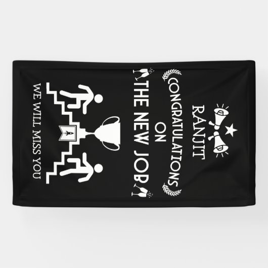 Herzlichen Glückwunsch zur neuen Aufgabe Banner (Horizontal)