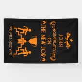 Herzlichen Glückwunsch zur neuen Aufgabe Banner (Horizontal)