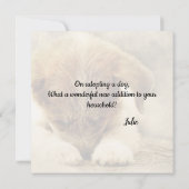 Herzlichen Glückwunsch zur neuen Dockingkarte für  Karte (Rückseite)