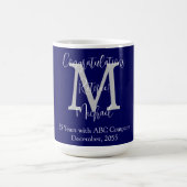 Herzlichen Glückwunsch zur Pensionierung, Monogram Kaffeetasse (Mittel)