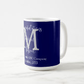 Herzlichen Glückwunsch zur Pensionierung, Monogram Kaffeetasse (VorderseiteRechts)