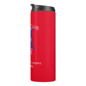 Herzlichen Glückwunsch zur Pensionierung, Monogram Thermosbecher (Nach rechts gedreht)