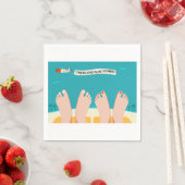 Herzlichen Glückwunsch zur Pensionierung Napkins Serviette (Beispiel)