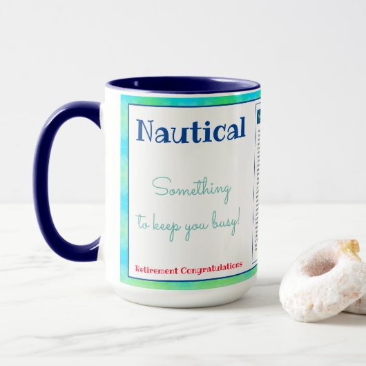 Herzlichen Glückwunsch zur Ruhestätte von Game Sty Tasse (Mit Donut)