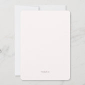 Herzlichen Glückwunsch zur Schwangerschaftskarte (Rückseite)