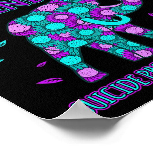 Herzlichen Glückwunsch zur Sensibilisierung für Su Poster (Ecke)