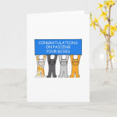 Herzlichen Glückwunsch zur Übergabe der GCSE Karte (Gelbe Blume)