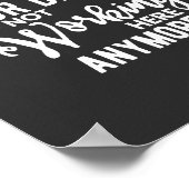 Herzlichen Glückwunsch zur Verfolgung Ihres Traums Poster (Ecke)