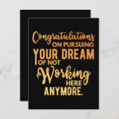 Herzlichen Glückwunsch zur Verwirklichung Ihres Tr Save The Date (Vorne/Hinten)