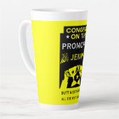 Herzlichen Glückwunsch zur Werbeaktion von Arbeits Milchtasse (Linke Ecke)