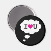 Herzlichen Sie Magnet (Vorderseite/Rückseite)