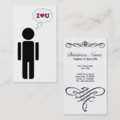 Herzlichen Sie Visitenkarte (Vorne/Hinten)