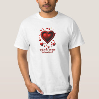 Herzlichen Vorschlag T-Shirt: Seid mein Valentine? T-Shirt